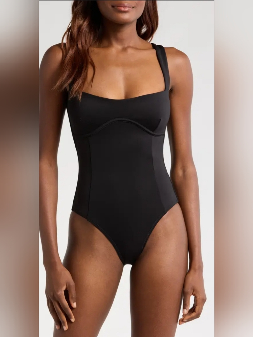 Victoria's Secret Black Structured Bodysuit
